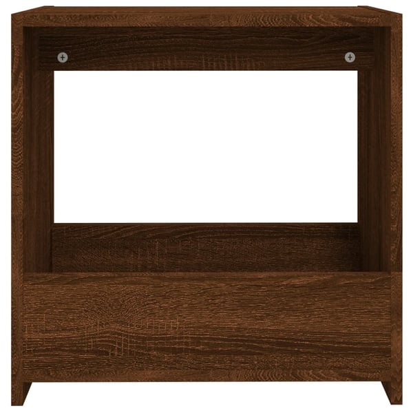 vidaXL Sidebord brun eik 50x26x50 cm konstruert tre