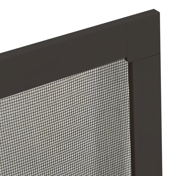 vidaXL Insektskjerm for vindu antrasitt 90x120 cm