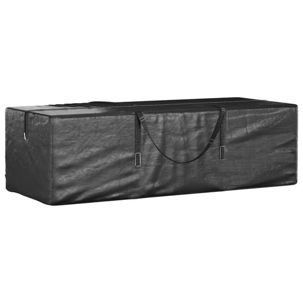 vidaXL hyndepose 135x40x55 cm polyethylen sort