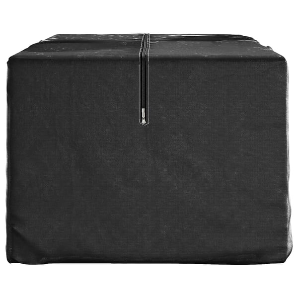 vidaXL Oppbevaringspose for hageputer svart 135x40x55 cm polyetylen