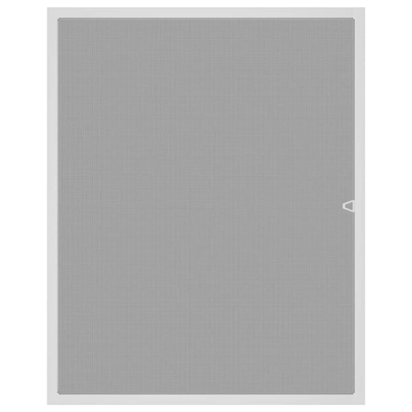 vidaXL Insektskjerm for vindu hvit 100x120 cm