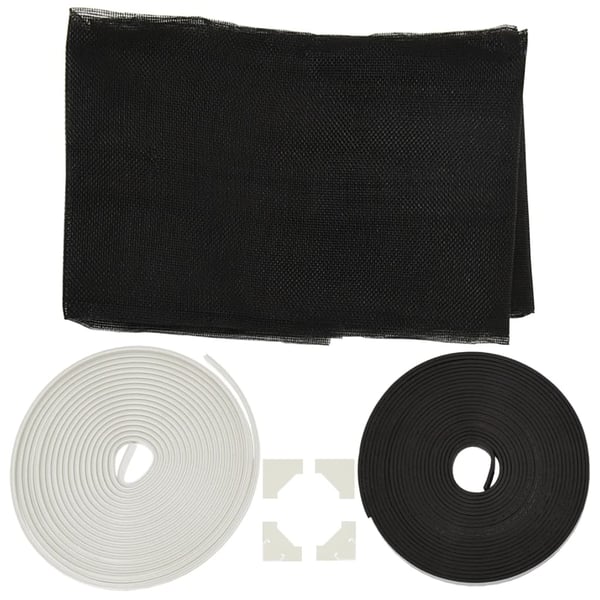 vidaXL Magnetisk insektskjerm for vindu hvit 120x140 cm