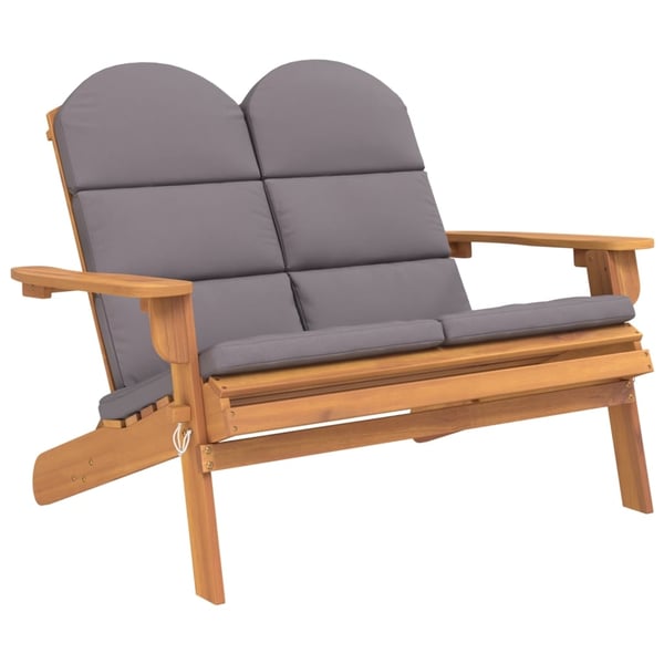 vidaXL Adirondack-loungesæt til haven 3 dele massivt akacietræ