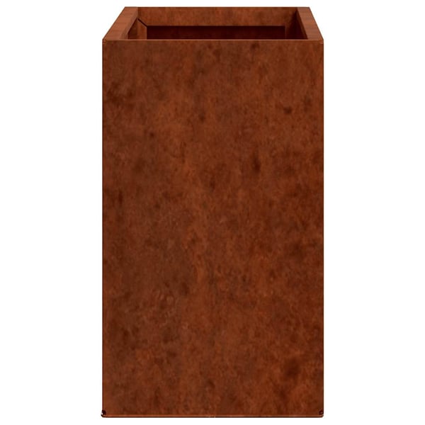 vidaXL Kukkalaatikot 2 kpl ruoste Corten teräs 53x10x17 cm