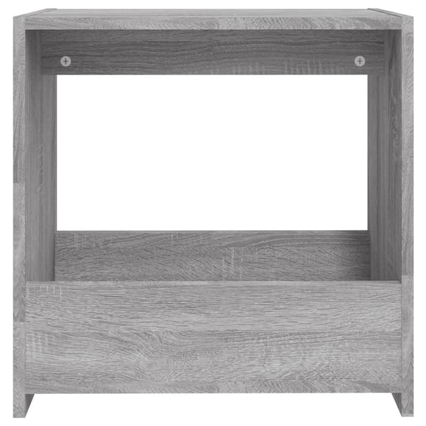 vidaXL Sidebord grå sonoma 50x26x50 cm konstruert tre