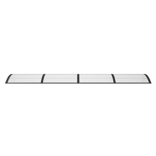 vidaXL dørbaldakin 350x100 cm polycarbonat sort