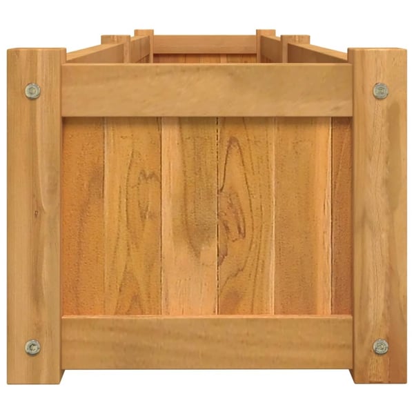 vidaXL Høybed 150x30x25 cm heltre teak