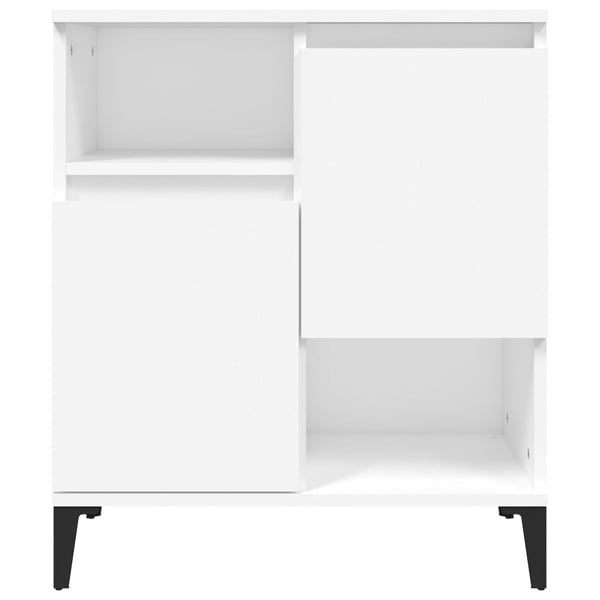 vidaXL skænk 60x35x70 cm konstrueret træ hvid