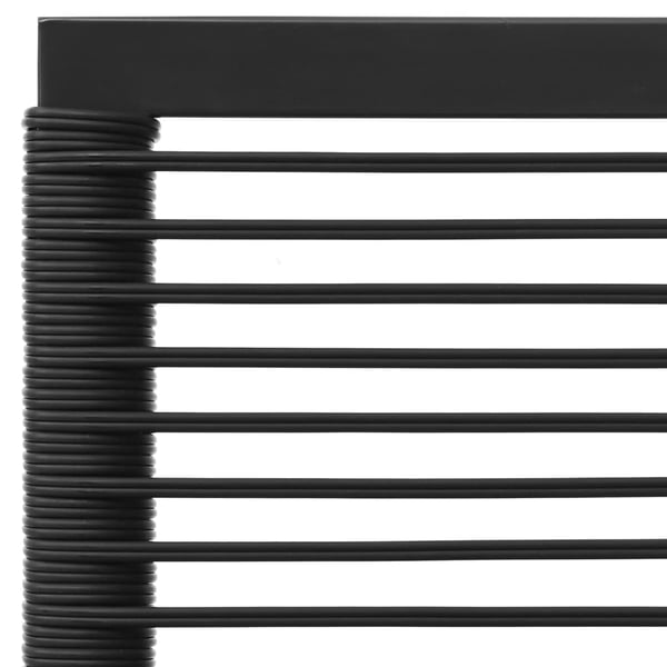 vidaXL loungesæt til haven 8 dele polyrattan sort og grå