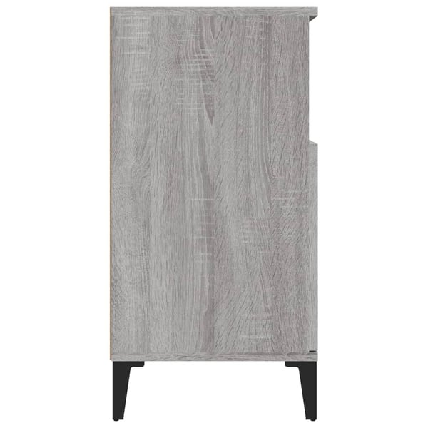 vidaXL Skjenk grå sonoma 60x35x70 cm konstruert tre