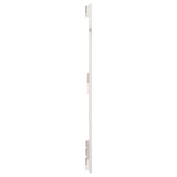 vidaXL sengegavl 185x3x90 cm massivt fyrretræ hvid