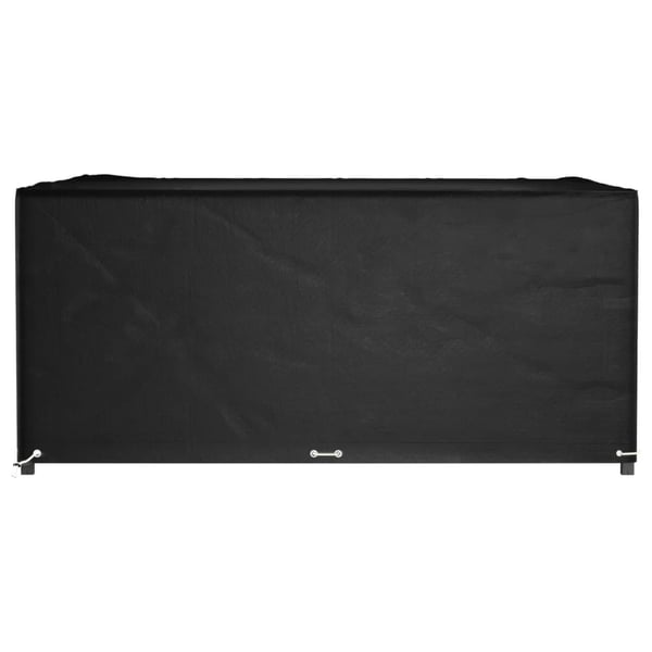 vidaXL Hagemøbeltrekk 16 maljer 300x300x75 cm firkantet