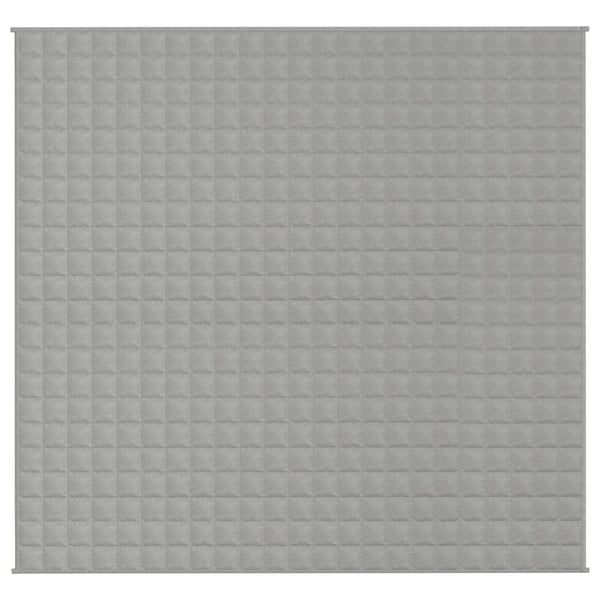 vidaXL Vektdyne grå 220x240 cm 11 kg stoff