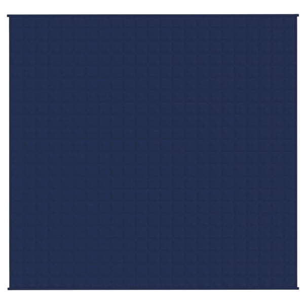 vidaXL Vektdyne blå 220x230 cm 15 kg stoff