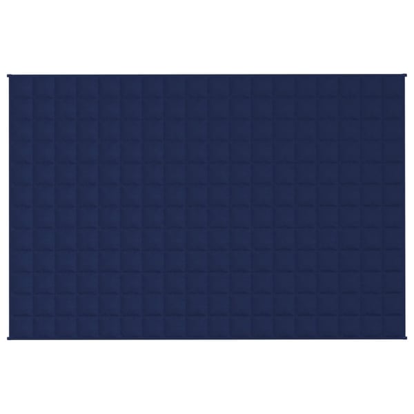 vidaXL Vektdyne blå 122x183 cm 5 kg stoff