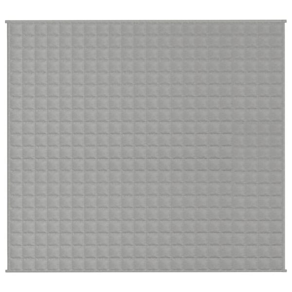 vidaXL Vektdyne grå 200x230 cm 9 kg stoff