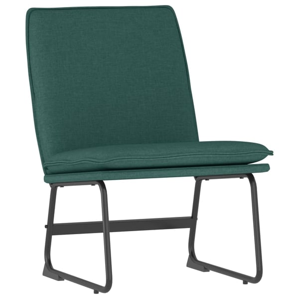 vidaXL Loungestol mörkgrön 52x75x76 cm tyg