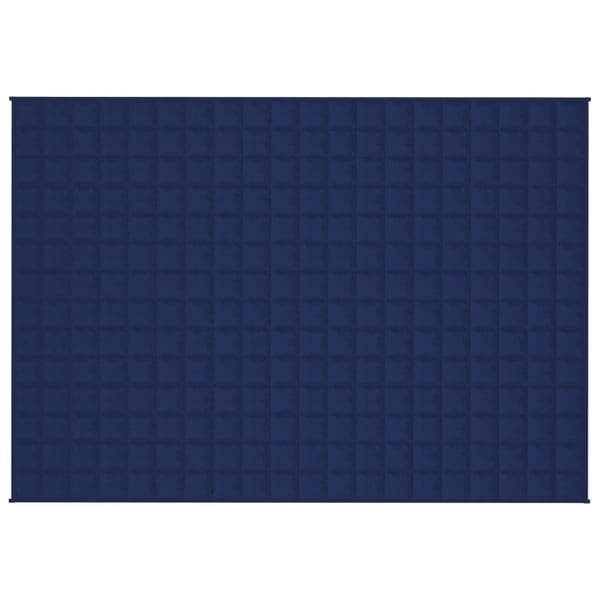 vidaXL Vektdyne blå 140x200 cm 6 kg stoff
