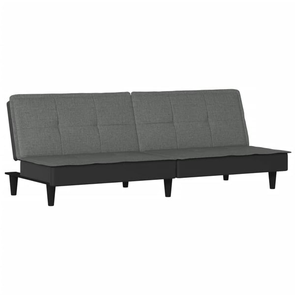 vidaXL sovesofa stof mørkegrå