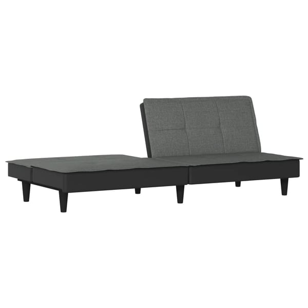 vidaXL sovesofa stof mørkegrå