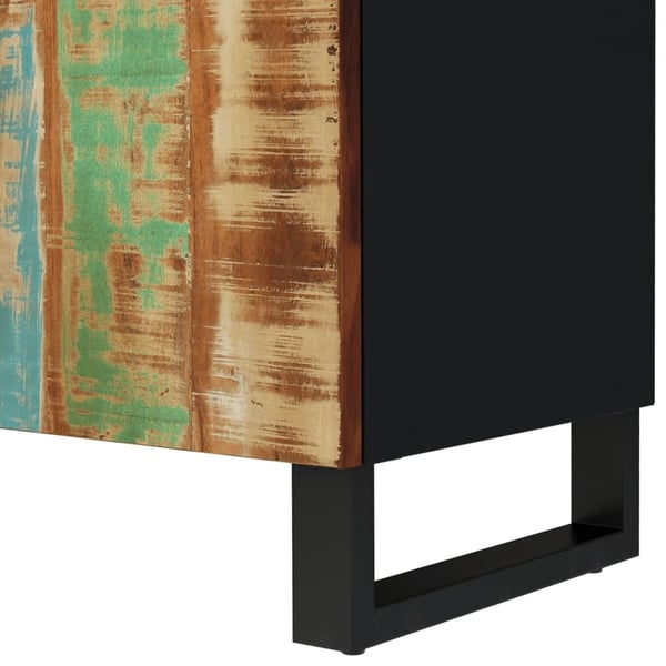 vidaXL TV-benk 105x33,5x46 cm gjenvunnet heltre og konstruert tre