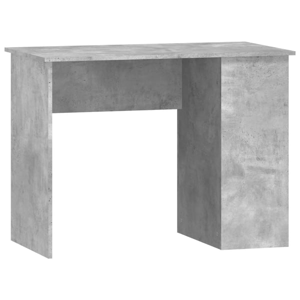 vidaXL Skrivebord betonggrå 100x55x75 cm konstruert tre