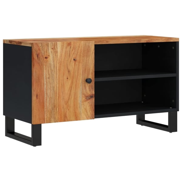 vidaXL TV-benk 80x33x46 cm heltre akasie og konstruert tre