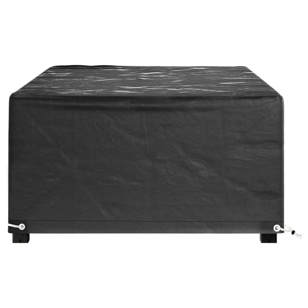 vidaXL Hagemøbeltrekk 2 stk 8 maljer 125x70x35 cm rektangulær