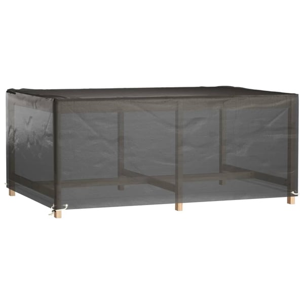vidaXL Hagemøbeltrekk 2 stk 8 maljer 180x122x75 cm rektangulær