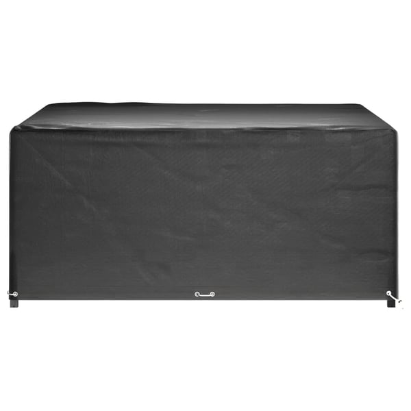 vidaXL Hagemøbeltrekk 2 stk 16 maljer 205x205x90 cm firkantet
