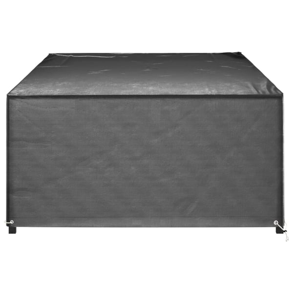 vidaXL Hagemøbeltrekk 2 stk 12 maljer 315x160x75 cm rektangulær