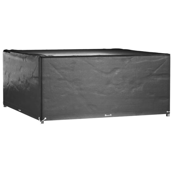 vidaXL Hagemøbeltrekk 2 stk 16 maljer 250x250x90 cm firkantet