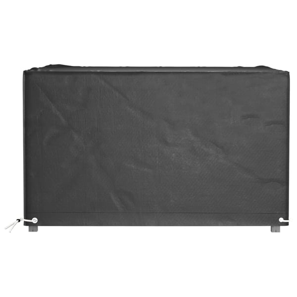 vidaXL Hagemøbeltrekk 2 stk 8 maljer 125x125x75 cm firkantet