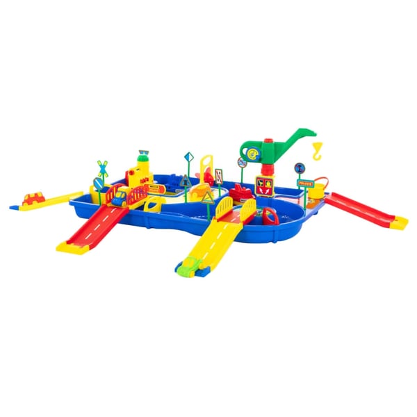 Polesie wader Vannsystemsett med ramper 9 deler 152x92x35 cm PP