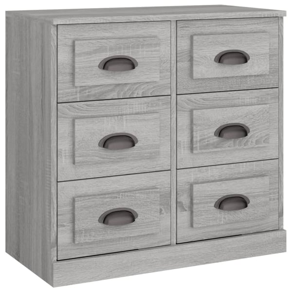 vidaXL Skjenk grå sonoma 70x35,5x67,5 cm konstruert tre