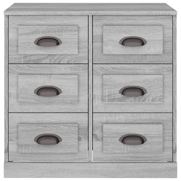 vidaXL Skjenk grå sonoma 70x35,5x67,5 cm konstruert tre