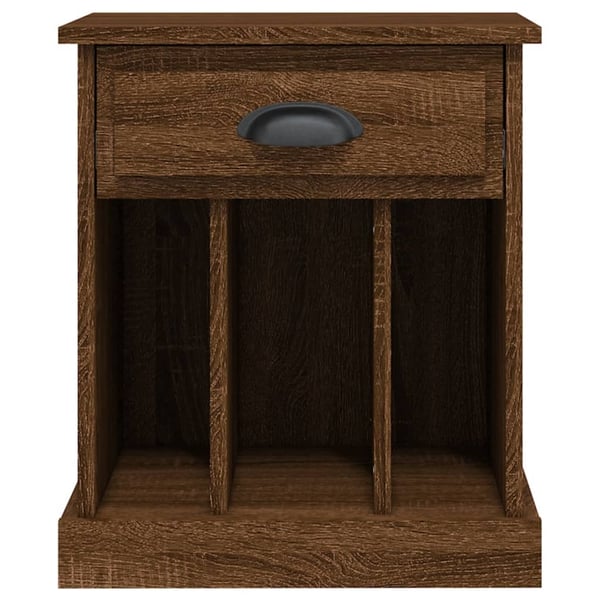vidaXL Nattbord 2 stk brun eik 43x36x50 cm