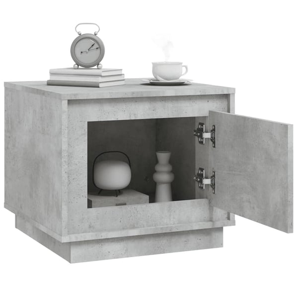 vidaXL sofabord 51x50x44 cm konstrueret træ betongrå