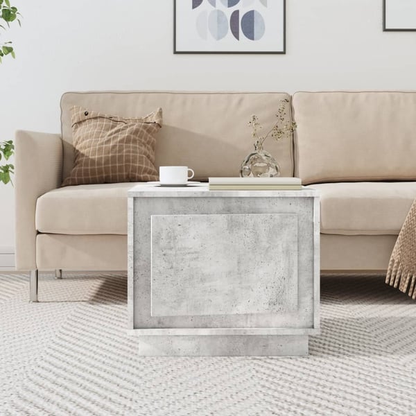 vidaXL sofabord 51x50x44 cm konstrueret træ betongrå