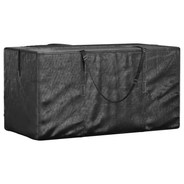 vidaXL Poser til hageputer 2 stk svart 150x75x75 cm polyetylen