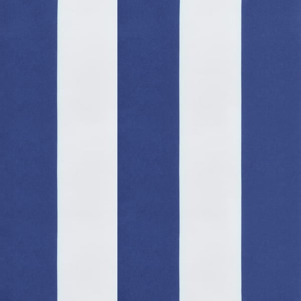 vidaXL stolehynder 2 stk. 50x50x7 cm oxfordstof striber blå og hvid