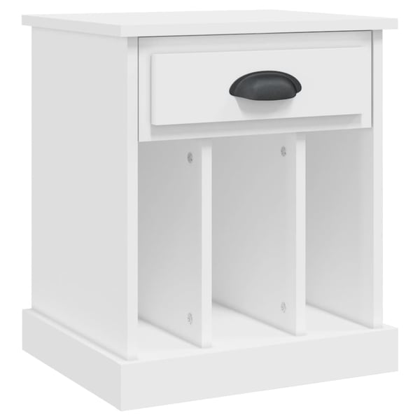 vidaXL Nattbord 2 stk hvit 43x36x50