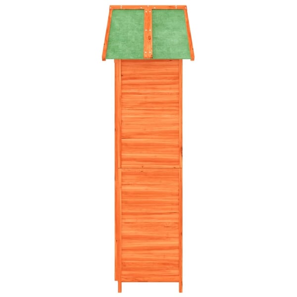 vidaXL Hageredskapsbod brun 89x52,5x175 cm heltre furu