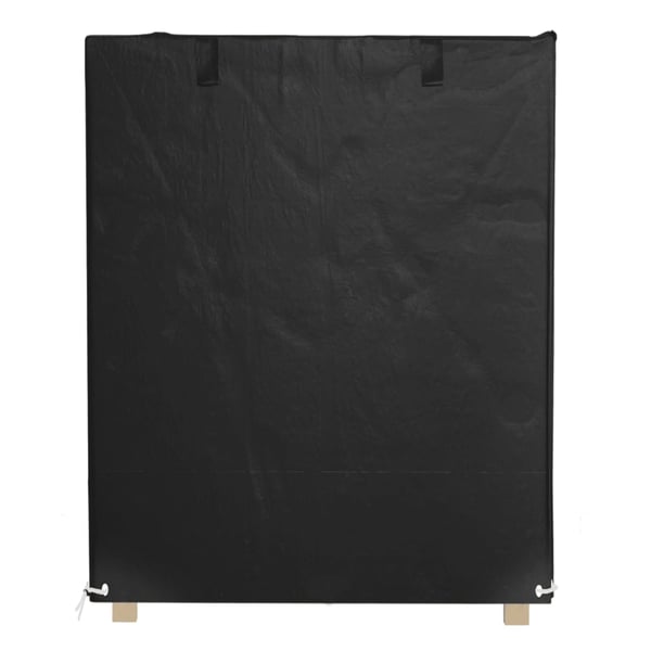 vidaXL Trekk til huskebenk 8 maljer 125x90x135/165 cm polyetylen