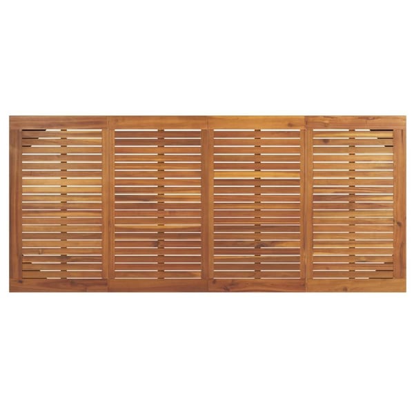 vidaXL Hagebord med hårnålsben 200x90x75 cm heltre akasie
