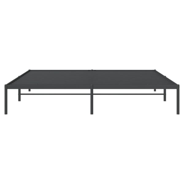 vidaXL Sengeramme i metall svart 183x213 cm