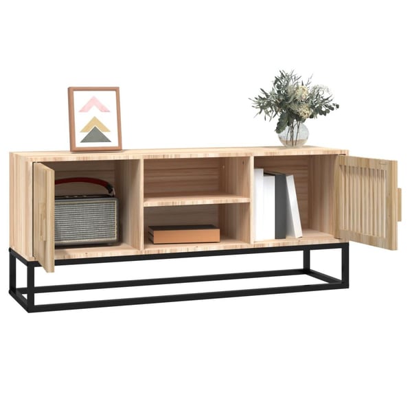 vidaXL tv-bord 105x30x45 cm konstrueret træ og jern