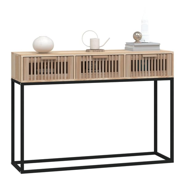 vidaXL konsolbord 105x30x75 cm konstrueret træ og jern