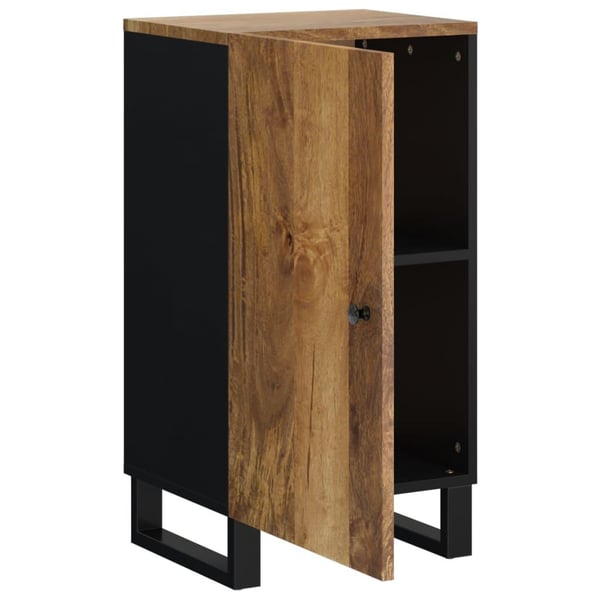 vidaXL Skjenk med dør 40x31x75 cm heltre mango