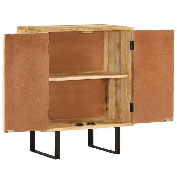 vidaXL skænk med 2 låger 55x35x70 cm massivt mangotræ